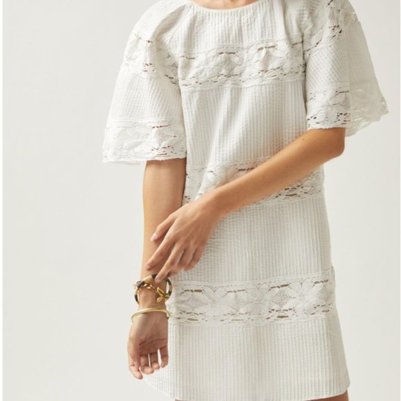 NWOT COREY LYNN CALTER LACE TUNIC MINI DRESS - Picture 2 of 4